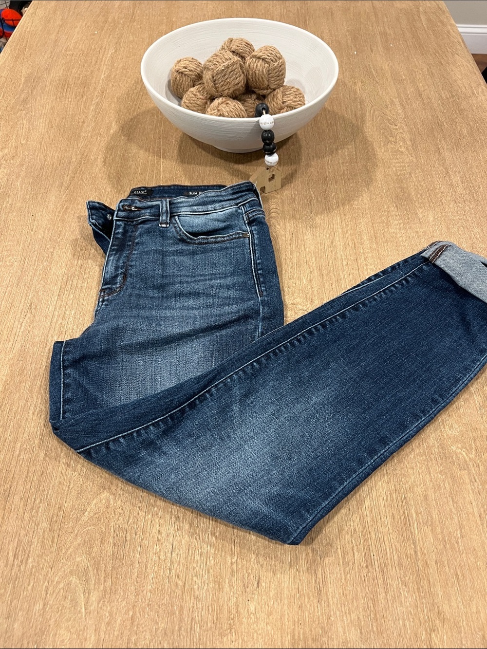 Judy Blue Women’s  Indigo Slim Fit Stretch Jeans